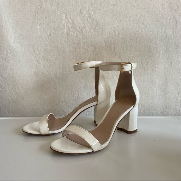 stuart weitzman nearly nude white